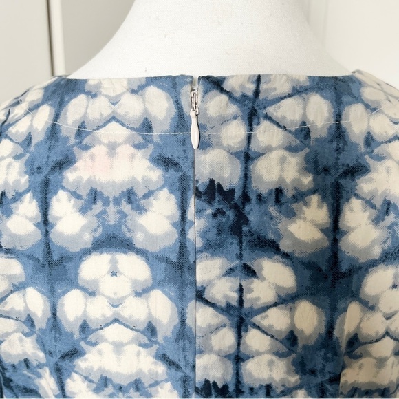 Anthropologie “Behati” Mini Dress Boho Shibori Tie-Dye Metallic Embroidery Small - Picture 9 of 16